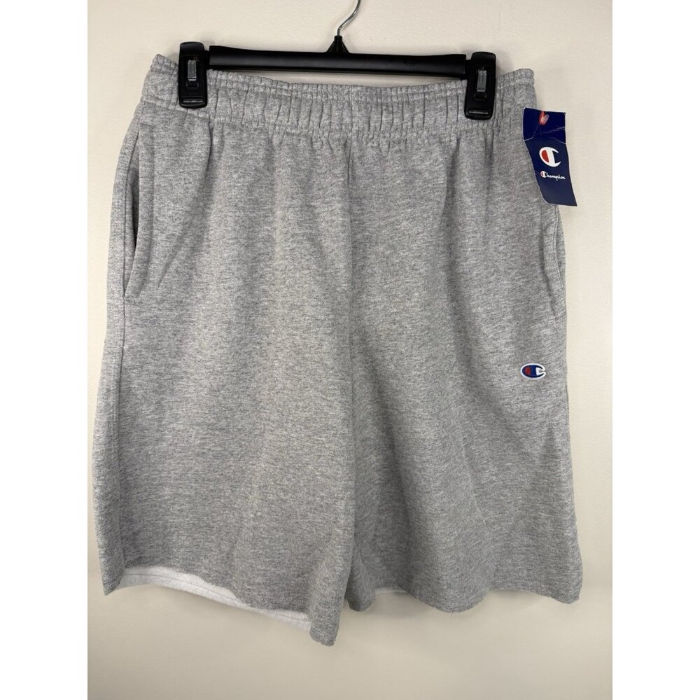 Champion Men's Medium Powerblend Fleece Shorts with C Logo‎ With Pockets